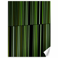 Shades Of Green Stripes Striped Pattern Canvas 36  X 48   by yoursparklingshop