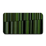 Shades of Green Stripes Striped Pattern Medium Bar Mats 16 x8.5  Bar Mat