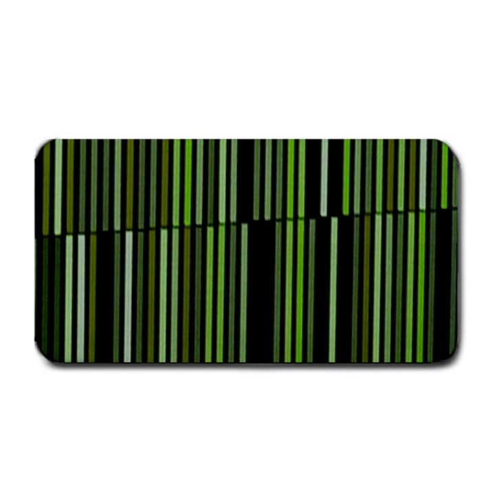 Shades of Green Stripes Striped Pattern Medium Bar Mats