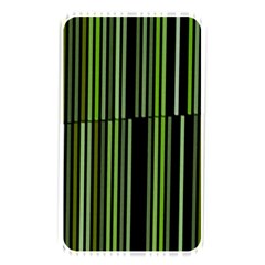 Shades Of Green Stripes Striped Pattern Memory Card Reader by yoursparklingshop