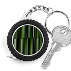 Shades Of Green Stripes Striped Pattern Measuring Tape by yoursparklingshop