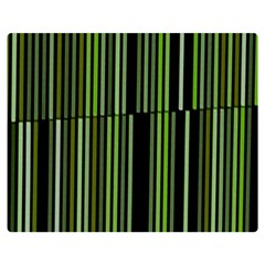 Shades Of Green Stripes Striped Pattern Double Sided Flano Blanket (medium)  by yoursparklingshop