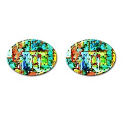 Birds   Caged And Free Cufflinks (oval) by bestdesignintheworld