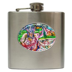 Budha Denied The Shine Of The World Hip Flask (6 Oz) by bestdesignintheworld