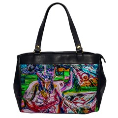 Budha Denied The Shine Of The World Office Handbags by bestdesignintheworld