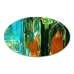 Ceramics Of Ancient Land 2 Oval Magnet by bestdesignintheworld