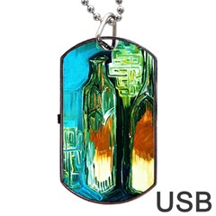 Ceramics Of Ancient Land 2 Dog Tag Usb Flash (one Side) by bestdesignintheworld