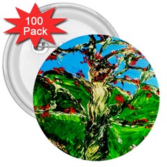 Coral Tree 2 3  Buttons (100 Pack)  by bestdesignintheworld