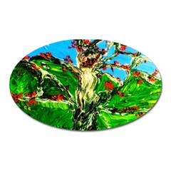 Coral Tree 2 Oval Magnet by bestdesignintheworld