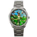 Coral Tree 2 Sport Metal Watch Front