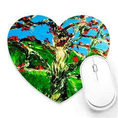 Coral Tree 2 Heart Mousepads by bestdesignintheworld