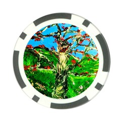 Coral Tree 2 Poker Chip Card Guard by bestdesignintheworld