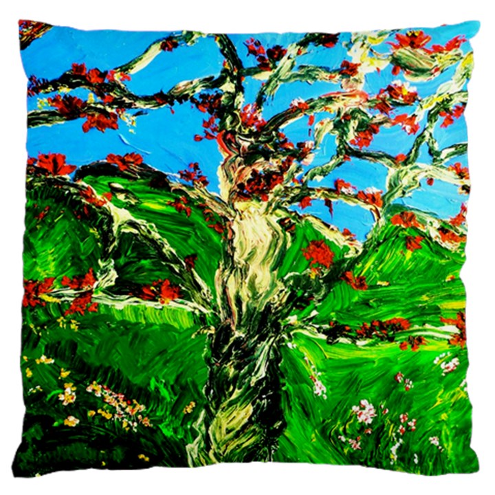 Coral Tree 2 Large Flano Cushion Case (One Side)