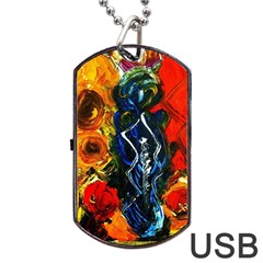 1 Butterfly 1 Dog Tag Usb Flash (two Sides) by bestdesignintheworld