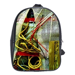 Hidden Strings Of Purity 15 School Bag (xl) by bestdesignintheworld