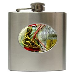 Hidden Strings Of Purity 15 Hip Flask (6 Oz) by bestdesignintheworld