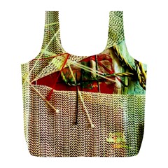 Hidden Strings Of Purity 12 Full Print Recycle Bags (l)  by bestdesignintheworld