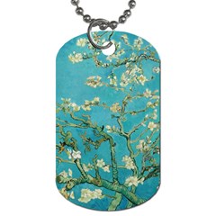 Almond Blossom  Dog Tag (one Side) by Valentinaart