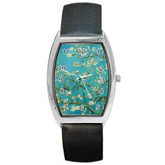 Almond Blossom  Barrel Style Metal Watch by Valentinaart