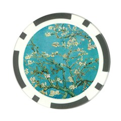 Almond Blossom  Poker Chip Card Guard by Valentinaart