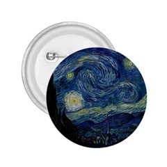 The Starry Night  2 25  Buttons by Valentinaart