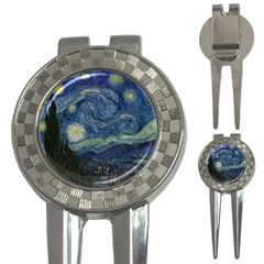 The Starry Night  3-in-1 Golf Divots by Valentinaart