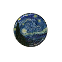 The Starry Night  Hat Clip Ball Marker by Valentinaart