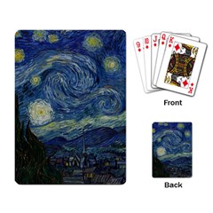 The Starry Night  Playing Card by Valentinaart