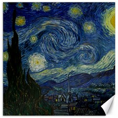 The Starry Night  Canvas 12  X 12   by Valentinaart