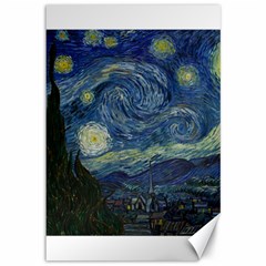 The Starry Night  Canvas 12  X 18   by Valentinaart