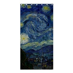 The Starry Night  Shower Curtain 36  X 72  (stall)  by Valentinaart