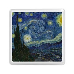 The Starry Night  Memory Card Reader (square)  by Valentinaart