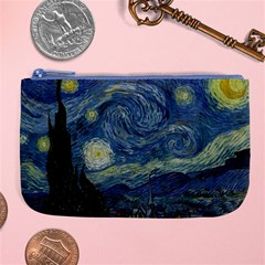 The Starry Night  Large Coin Purse by Valentinaart