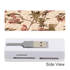 Textured Vintage Floral Design Memory Card Reader (stick)  by dflcprints