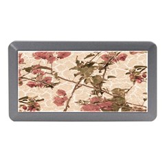 Textured Vintage Floral Design Memory Card Reader (mini) by dflcprints