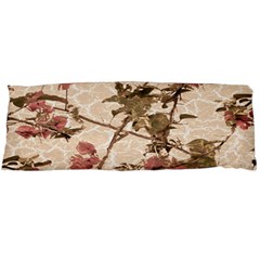 Textured Vintage Floral Design Body Pillow Case (dakimakura) by dflcprints