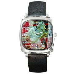 Hidde Strings Of Purity 2 Square Metal Watch