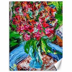 Paint, Flowers And Book Canvas 18  X 24   by bestdesignintheworld