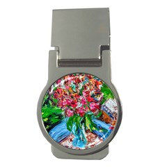 Paint, Flowers And Book Money Clips (round)  by bestdesignintheworld