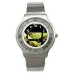 Colors And Fabrics 25 Stainless Steel Watch Front