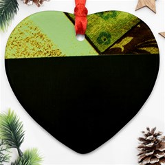 Colors And Fabrics 24 Ornament (Heart)