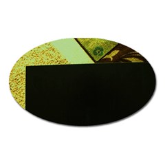 Colors And Fabrics 24 Oval Magnet by bestdesignintheworld