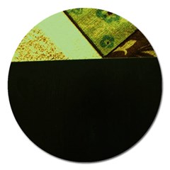 Colors And Fabrics 24 Magnet 5  (Round)