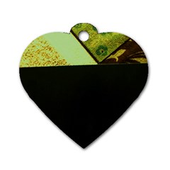 Colors And Fabrics 24 Dog Tag Heart (Two Sides)