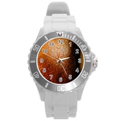 Colors And Fabrics 21 Round Plastic Sport Watch (l) by bestdesignintheworld