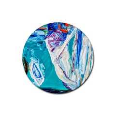 Marine On Balboa Island Rubber Round Coaster (4 Pack)  by bestdesignintheworld