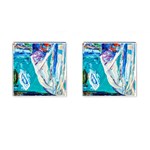 Marine On Balboa Island Cufflinks (Square) Front(Pair)