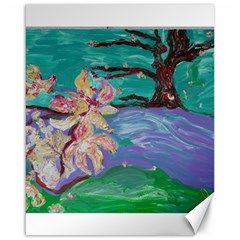 Magnolia By The River Bank Canvas 16  X 20   by bestdesignintheworld