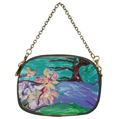 Magnolia By The River Bank Chain Purses (one Side)  by bestdesignintheworld