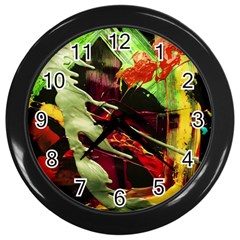 Enigma 1 Wall Clocks (black) by bestdesignintheworld